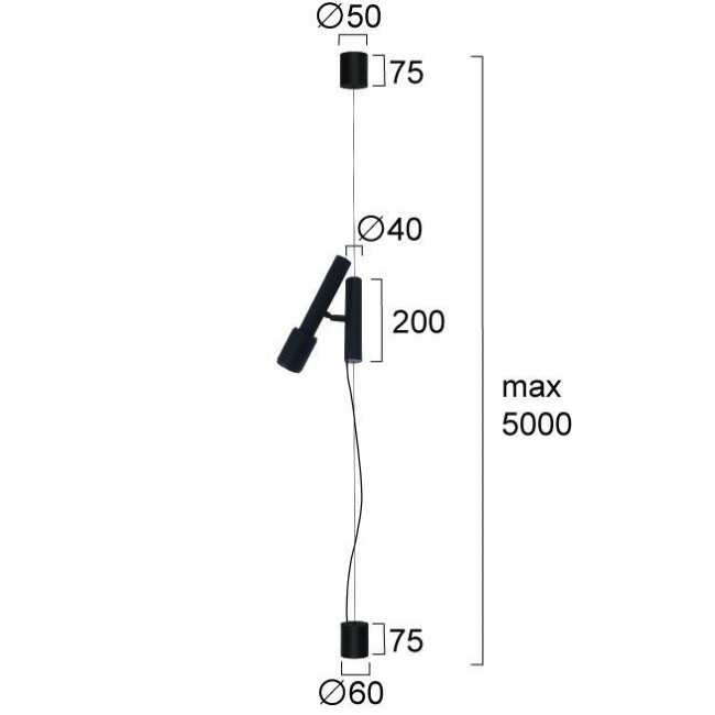 Φωτιστικό Δαπέδου GU10 Μαύρο Martin 4316900 VIOKEF