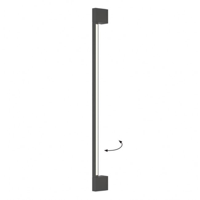 Απλίκα LED 9W 3000k Ανθρακί Tessa 4317800 VIOKEF