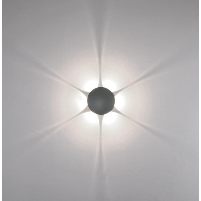 Απλίκα LED 7W 3000k Γκρι Smooth 4318400 VIOKEF