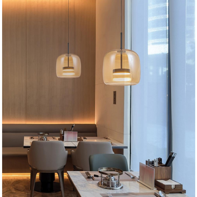 Φωτιστικό LED 12W 3000k Μαύρο Και Μελί Deco 4319000 VIOKEF