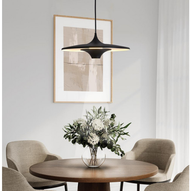 Φωτιστικό LED 19W 3000k Μαύρο Rene 4319501 VIOKEF
