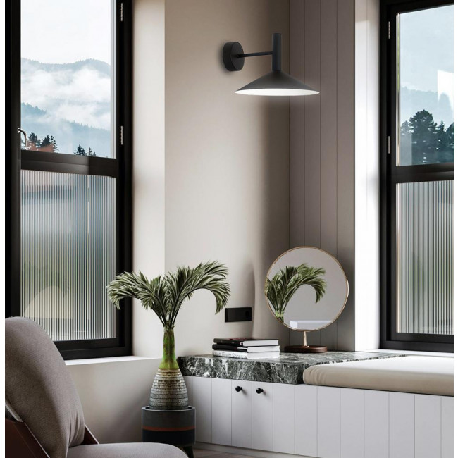 Απλίκα LED 6W 3000k Μαύρο Marsi 4319800 VIOKEF