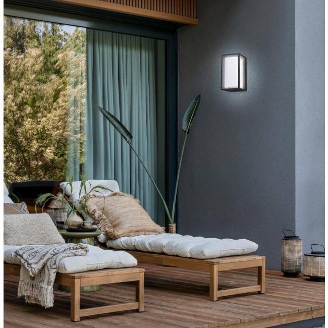 Απλίκα LED 15W 3000k Ανθρακί Nikao 4321900 VIOKEF