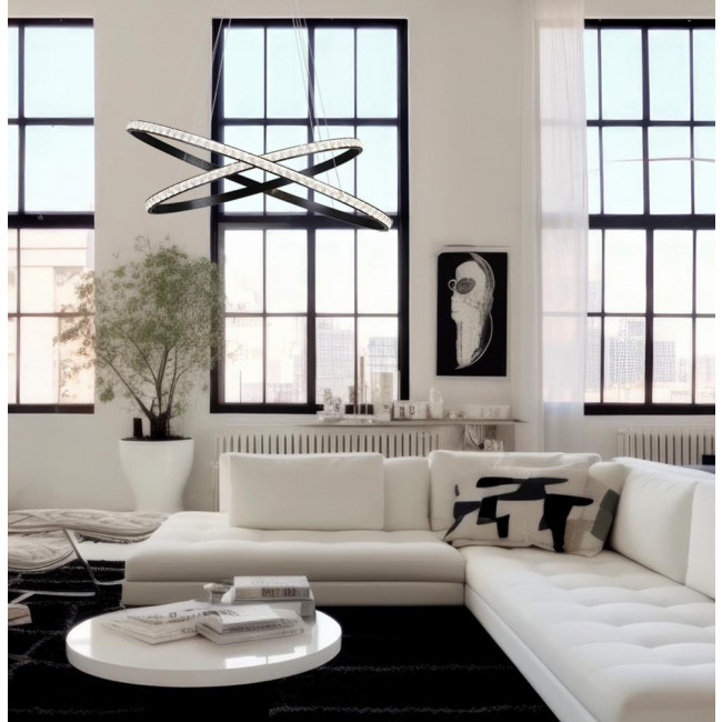 Φωτιστικό LED 69W 3000k Μαύρο Oriana 4323800 VIOKEF