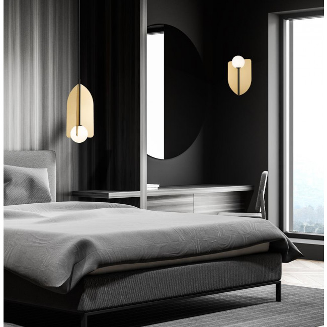 Απλίκα G9 Μαύρο Και Χρυσό Darcy 4325101 VIOKEF