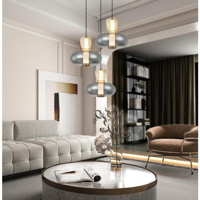 Φωτιστικό LED 23W 3000k Μελί Και Φυμέ Sirel 4326800 VIOKEF