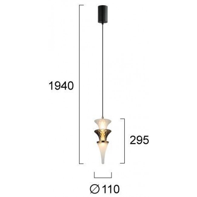 Φωτιστικό LED 7W 3000k Λευκό Και Καφέ Venera 4327000 VIOKEF