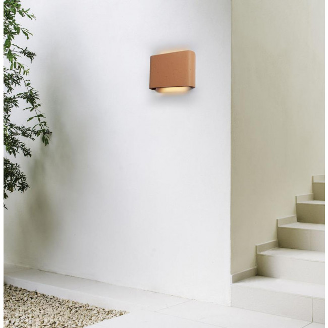 Απλίκα LED 7W 3000k Τερακότα Adalin 4327801 VIOKEF