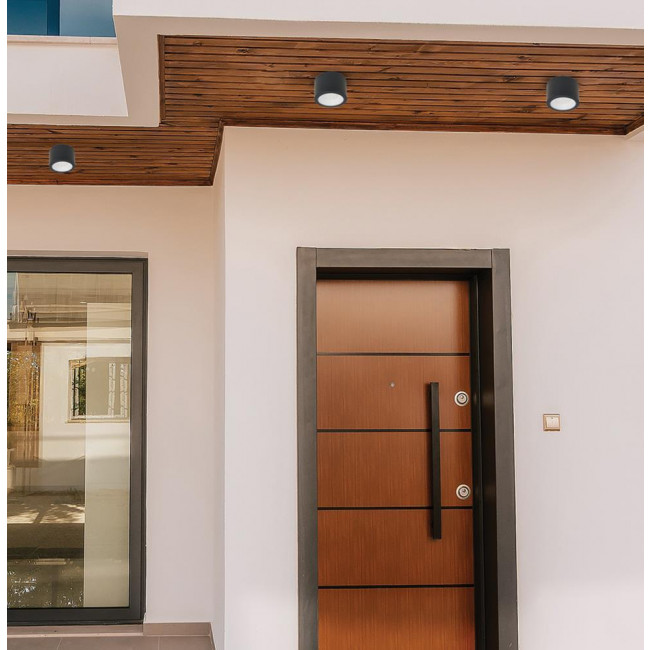 Πλαφονιέρα LED 7W 3000k Ανθρακί Tissu 4333300 VIOKEF