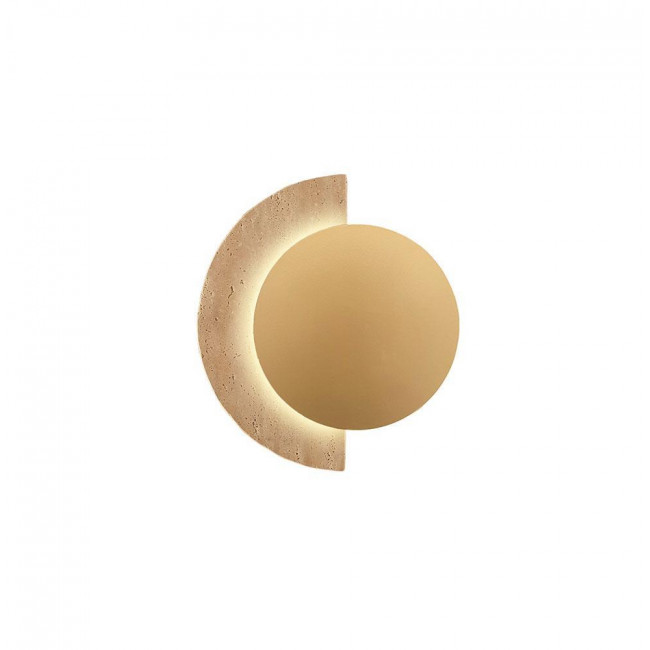 Απλίκα LED 13W 3000k Χρυσό Και Μπεζ Miranda 4337600 VIOKEF