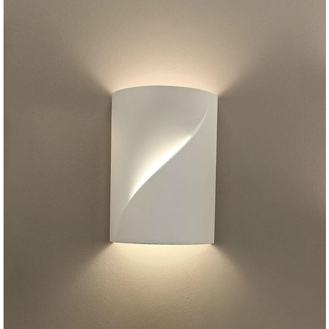 Απλίκα Δίφωτη E14 Λευκό Γύψος Blanc 4338000 VIOKEF