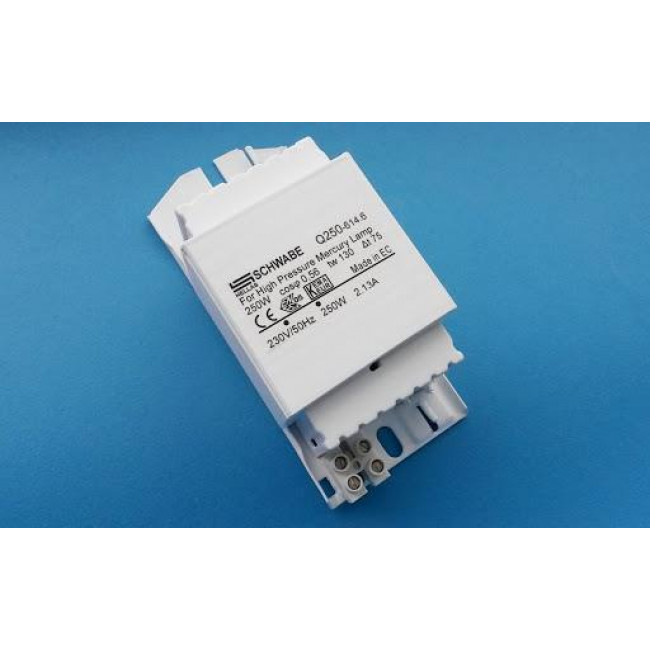 Ballast Υδραργύρου Για 1 Λαμπτήρα 250W Q66-614.6 SCHWABE