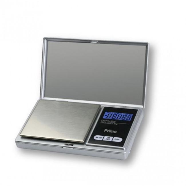 Ζυγαριά Ακριβείας Ψηφιακή 500g-0.01g Ασημί PRJS-40335 PRIMO