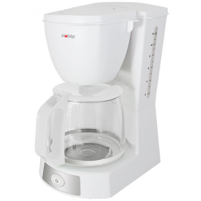 Καφετιέρα φίλτρου 680W 1.2L Λευκό Και Inox ECO HCM-40471 HOBBY