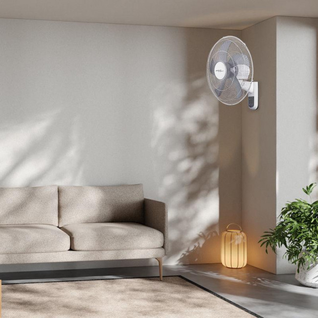 Ανεμιστήρας Τοίχου 65W D45 Λευκό Με Τηλεχειριστήριο 15833R PRIMO