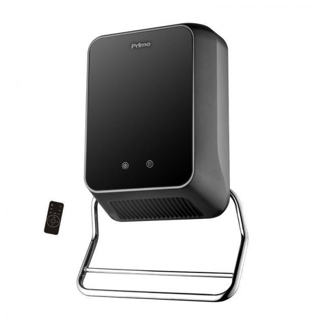 Αερόθερμο Μπάνιου Επίτοιχο 2000W Με τηλεχειριστήριο Μαύρο PRBH-81122 PRIMO