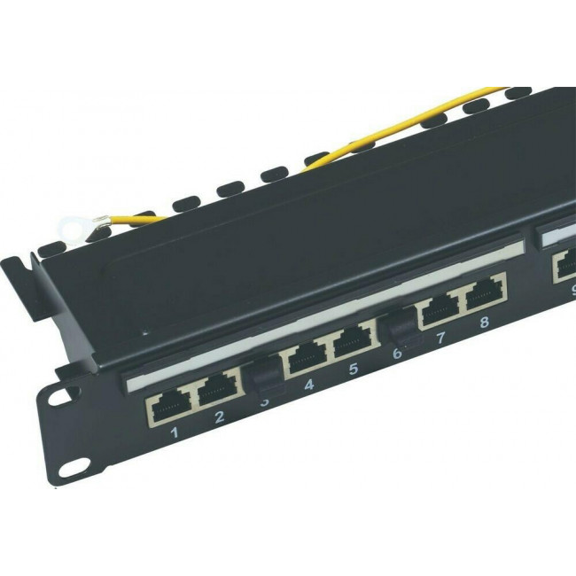 Patch Panel 1U 24 Θέσεων Cat.6A Shielded 01-66-474/24 CENTRAL