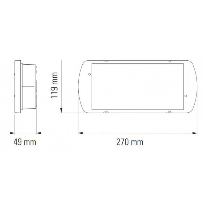 SL20 Φωτιστικό Ασφαλείας LED Συνεχούς Και Μή Συνεχούς Λειτουργίας