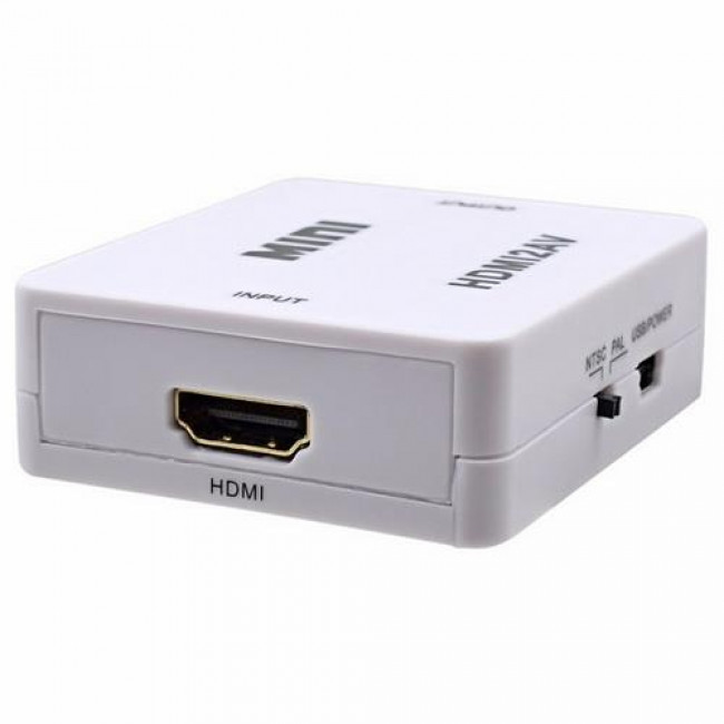 HDMI Adaptor TypeA Θηλυκό Σε RCA Τριπλό Θηλυκό PS-M640 POWER PLUS