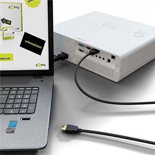 Καλώδιο HDMI 18Gbps 1m V2.0 61150 GOOBAY