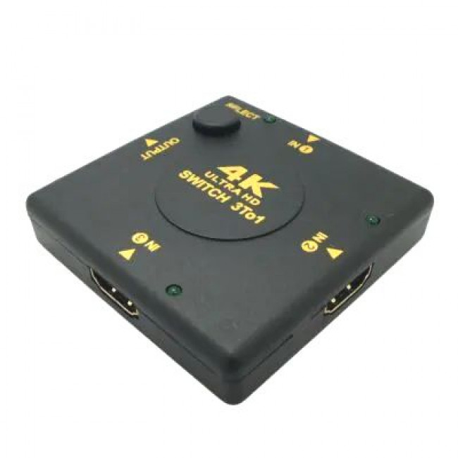 HDMI Swither 3 Εισόδων Και 1 Εξόδου PS-M301-4K ANGA