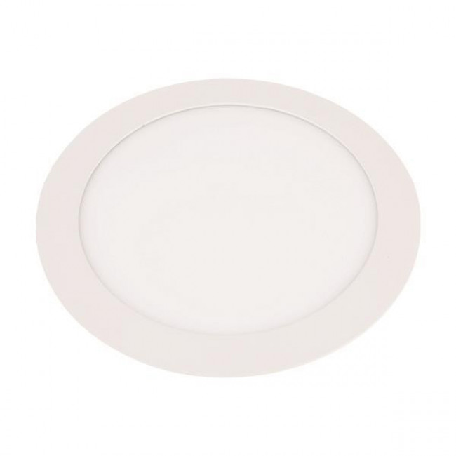 Πάνελ LED Χωνευτό 20W 6500K Στρογγυλό Σατινέ 145-68000 EUROLAMP