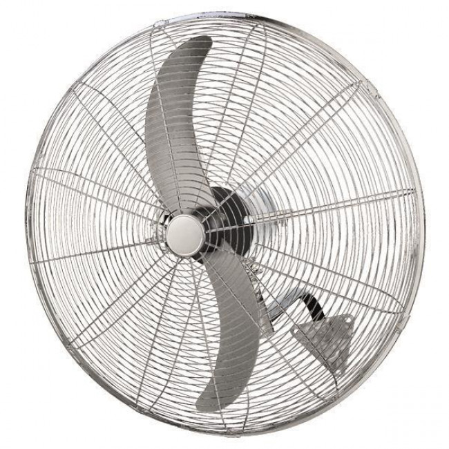 Ανεμιστήρας Τοίχου 180W D71 Ασημί Με Τηλεχειριστήριο EUROLAMP