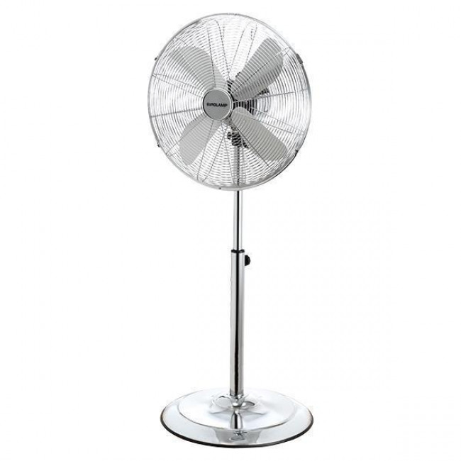 Ανεμιστήρας Δαπέδου 60W D40 Inox EUROLAMP