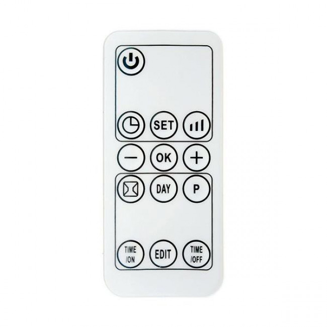 Αερόθερμο Μπάνιου Επίτοιχο 2000W Με τηλεχειριστήριο Λευκό Και Γκρι 147-29128 EUROLAMP