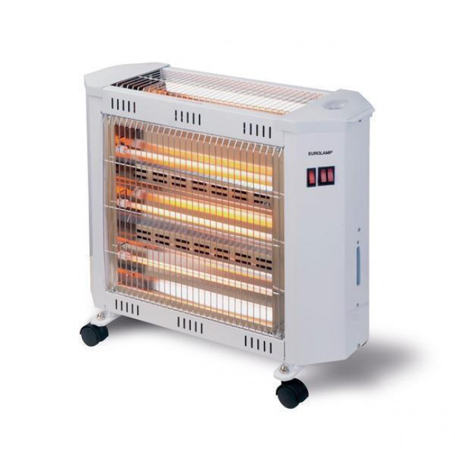 Θερμάστρα Χαλαζία 2400W Λευκό Με Ανεμιστήρα Και Υγραντήρα 147-29151 EUROLAMP