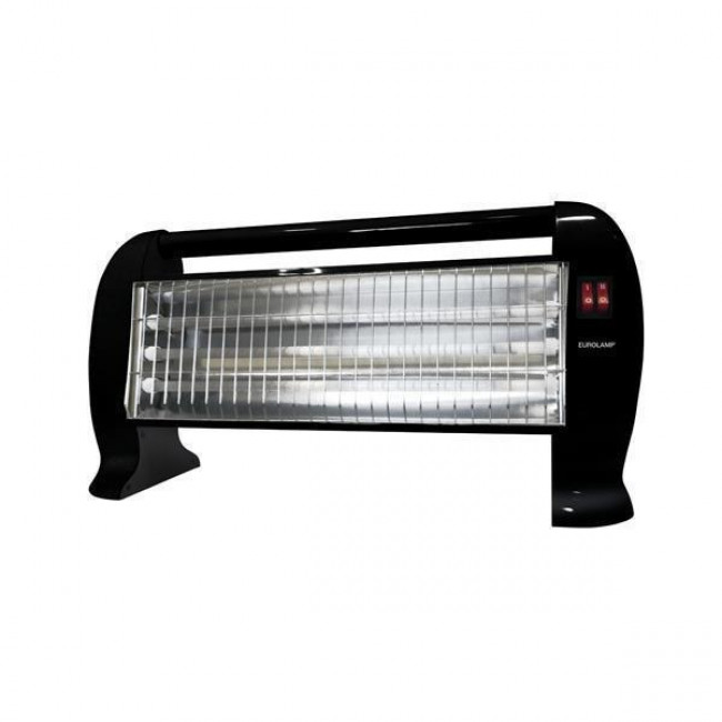 Θερμάστρα Χαλαζία 1200W Μαύρο 147-29163 EUROLAMP