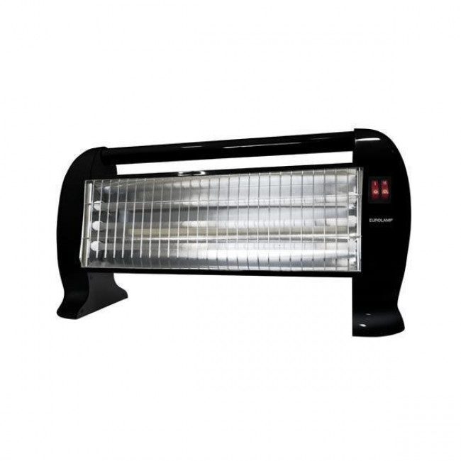 Θερμάστρα Χαλαζία 1200W Μαύρο 147-29163 EUROLAMP