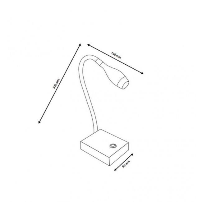 Φωτιστικό Γραφείου LED 3W 3000K Λευκό Ariston 147-55474 EUROLAMP