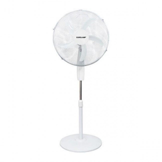 Ανεμιστήρας Δαπέδου 60W D50 Λευκό EUROLAMP