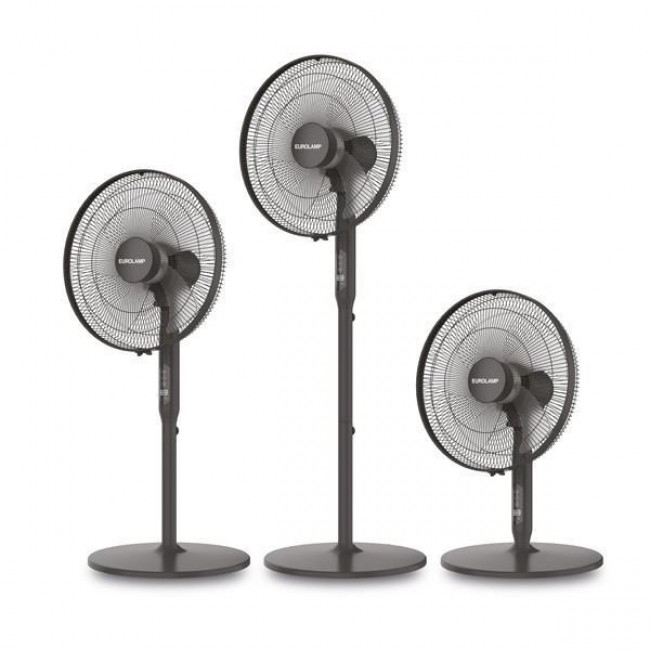 Ανεμιστήρας 3 Σε 1 25W D45 Μαύρο Με Τηλεχειριστήριο EUROLAMP