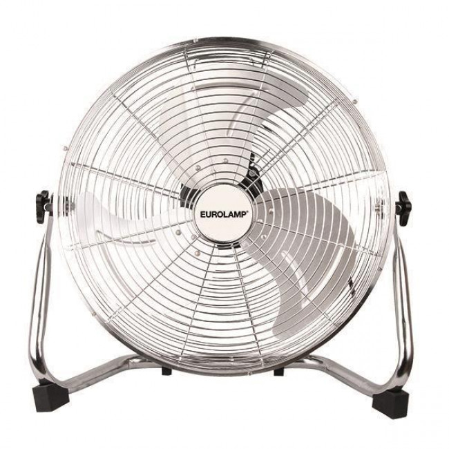Ανεμιστήρας Δαπέδου 90W D40 Νίκελ EUROLAMP