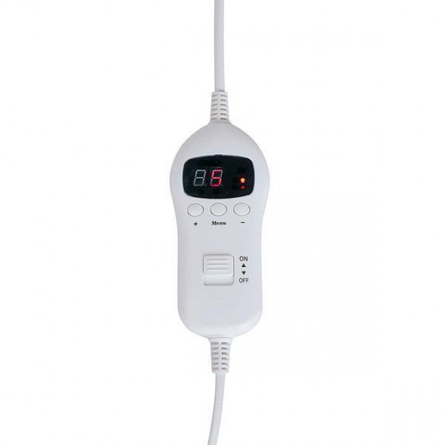 Ηλεκτρικό Υπόστρωμα Ημίδιπλο 120W Με Χειριστήριο Γκρι Και Μπεζ 300-29204 EUROLAMP