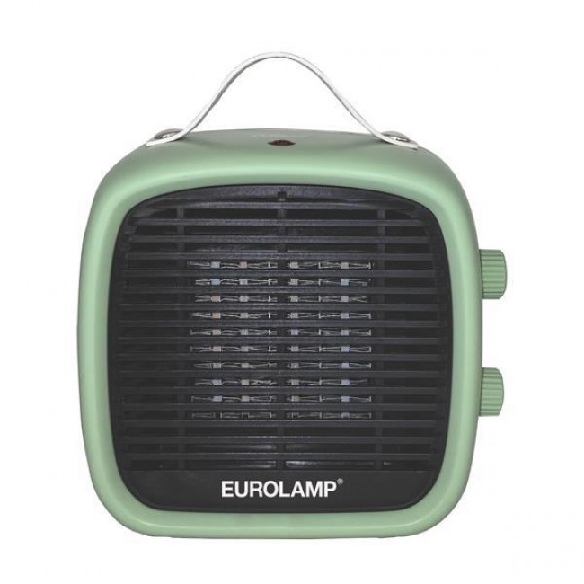 Αερόθερμο Δαπέδου 1200W Πράσινο 300-41355 EUROLAMP