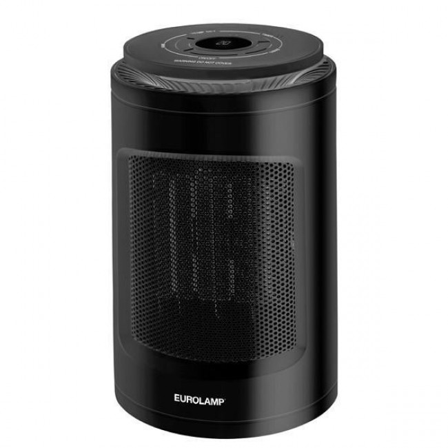 Αερόθερμο Δαπέδου 1500W Μαύρο 300-41356 EUROLAMP
