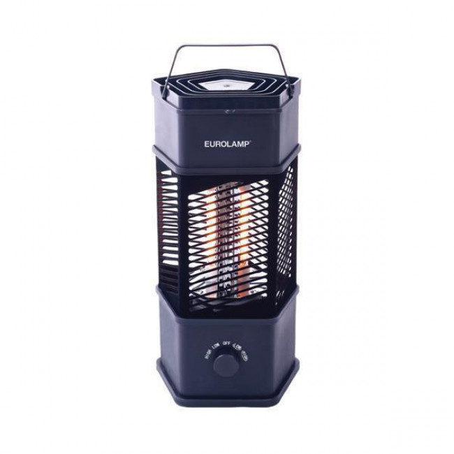 Θερμάστρα Carbon Περιστρεφόμενο 800W Μαύρο 300-42053 EUROLAMP