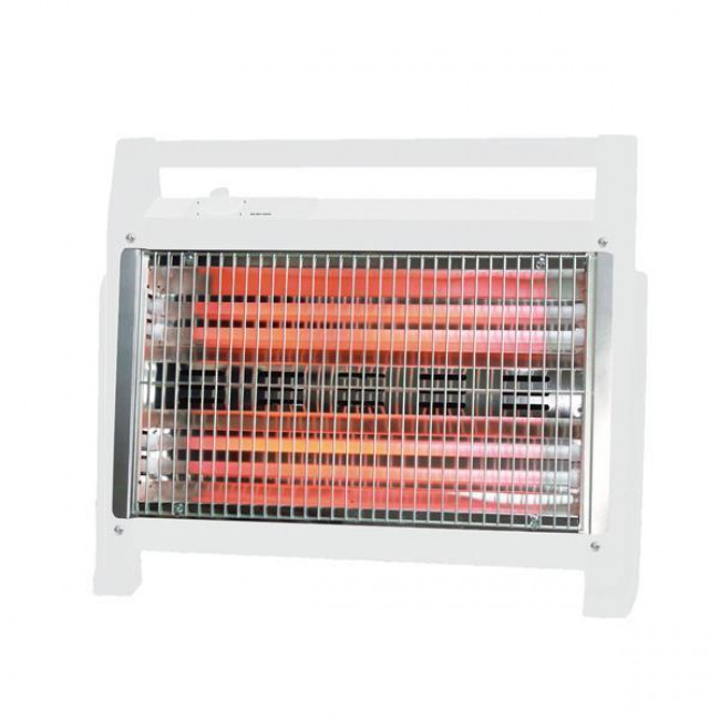 Θερμάστρα Χαλαζία 1600W Λευκό 890-50000 EUROLAMP