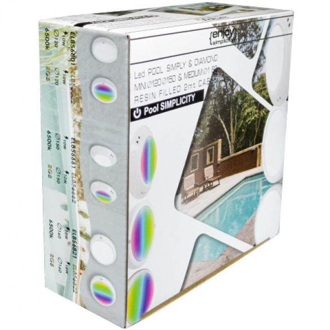 ΦΩΤΙΣΤΙΚΟ ΠΙΣΙΝΑΣ LED 18W 6500K 1800lm D160 ENJOY