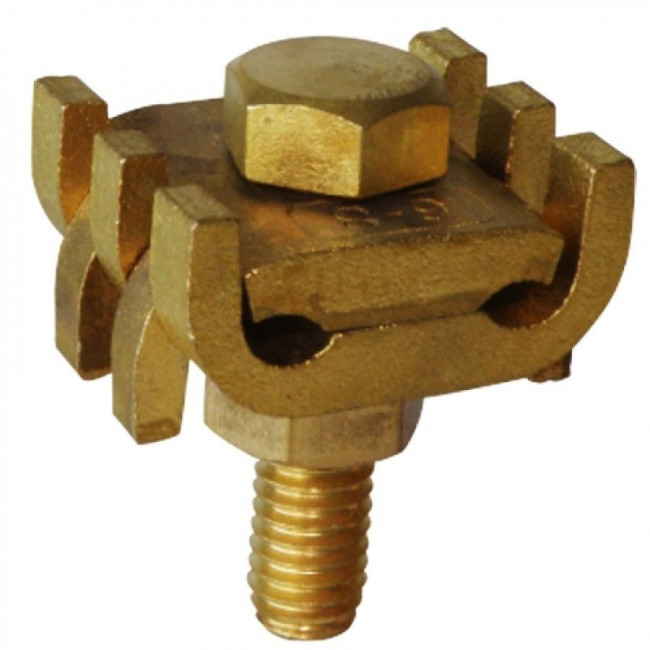 Καβουράκι Με 1 Βίδα 25-50mm² Ορειχάλκινο Ms ΕΛΒΗΧ