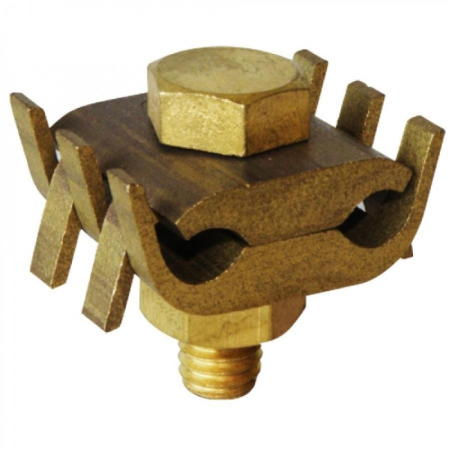 Καβουράκι Με 1 Βίδα 50-70mm² Ορειχάλκινο Ms ΕΛΒΗΧ