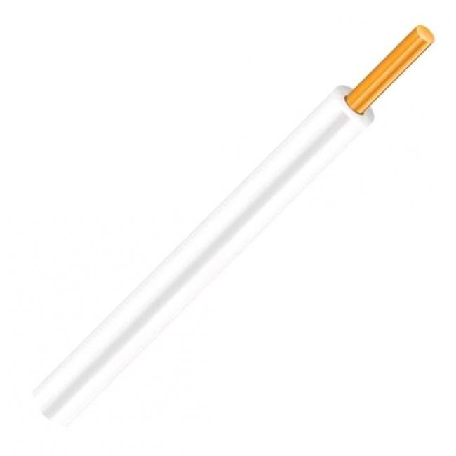 Καλώδιο NYA HO7V-U 1x1.5mm² Λευκό CABLEL