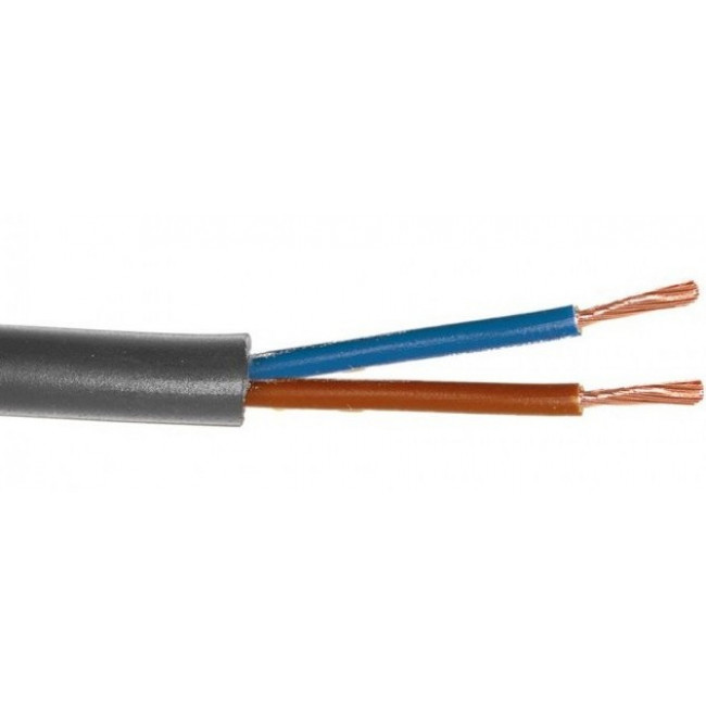 Καλώδιο NYMHY H05VV-F 2x1.5mm² Μαύρο