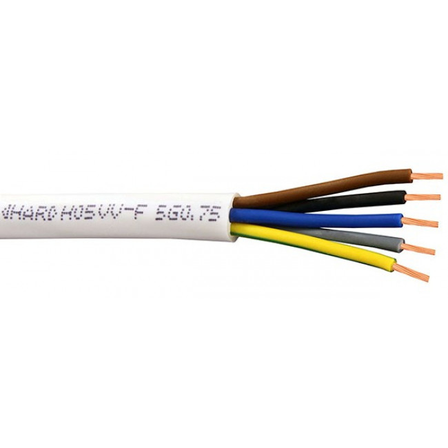 Καλώδιο NYLHY H05VV-F 5x0.75mm²