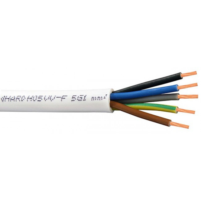 Καλώδιο NYMHY Η05VV-F 5x1mm²