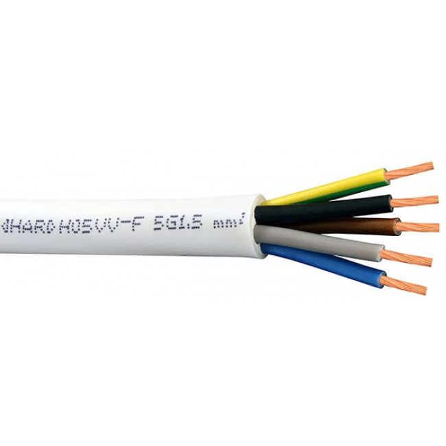 Καλώδιο NYMHY Η05VV-F 5x2.5mm²