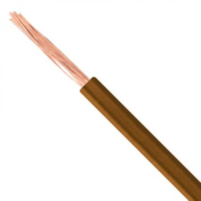 Καλώδιο NYAF HO5V-K 1x1mm² Καφέ